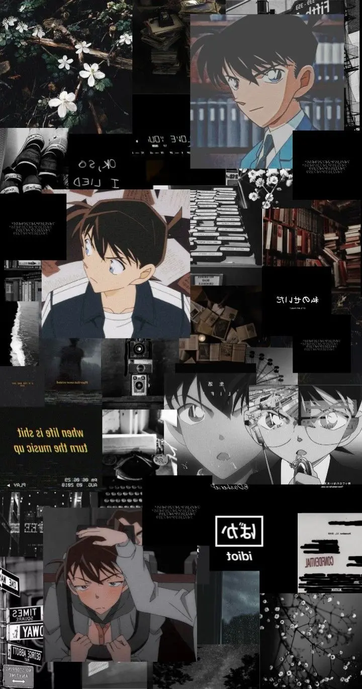 Wallpaper estetika Shinichi Kudo | Wallpaper detektif conan, Detektif conan berlari, Manga detektif conan