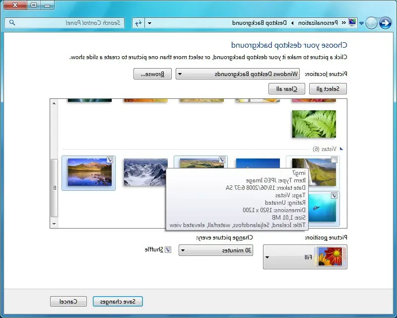 Mengubah wallpaper Desktop secara otomatis di Windows 7 | Koran Dan Tri