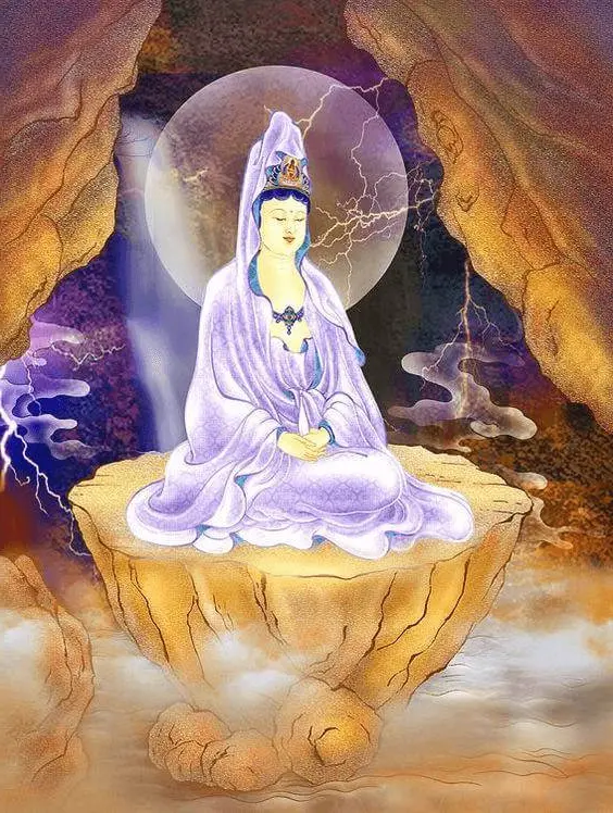 Download wallpaper 3D Avalokiteśvara Bodhisattva terindah, gratis