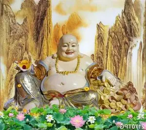 File psd lukisan Buddha Maitreya