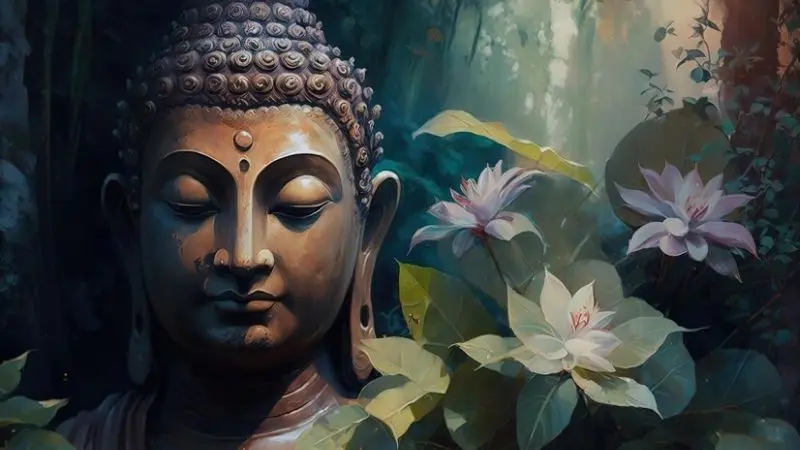 Foto Buddha yang indah sebagai wallpaper: Contoh foto terindah