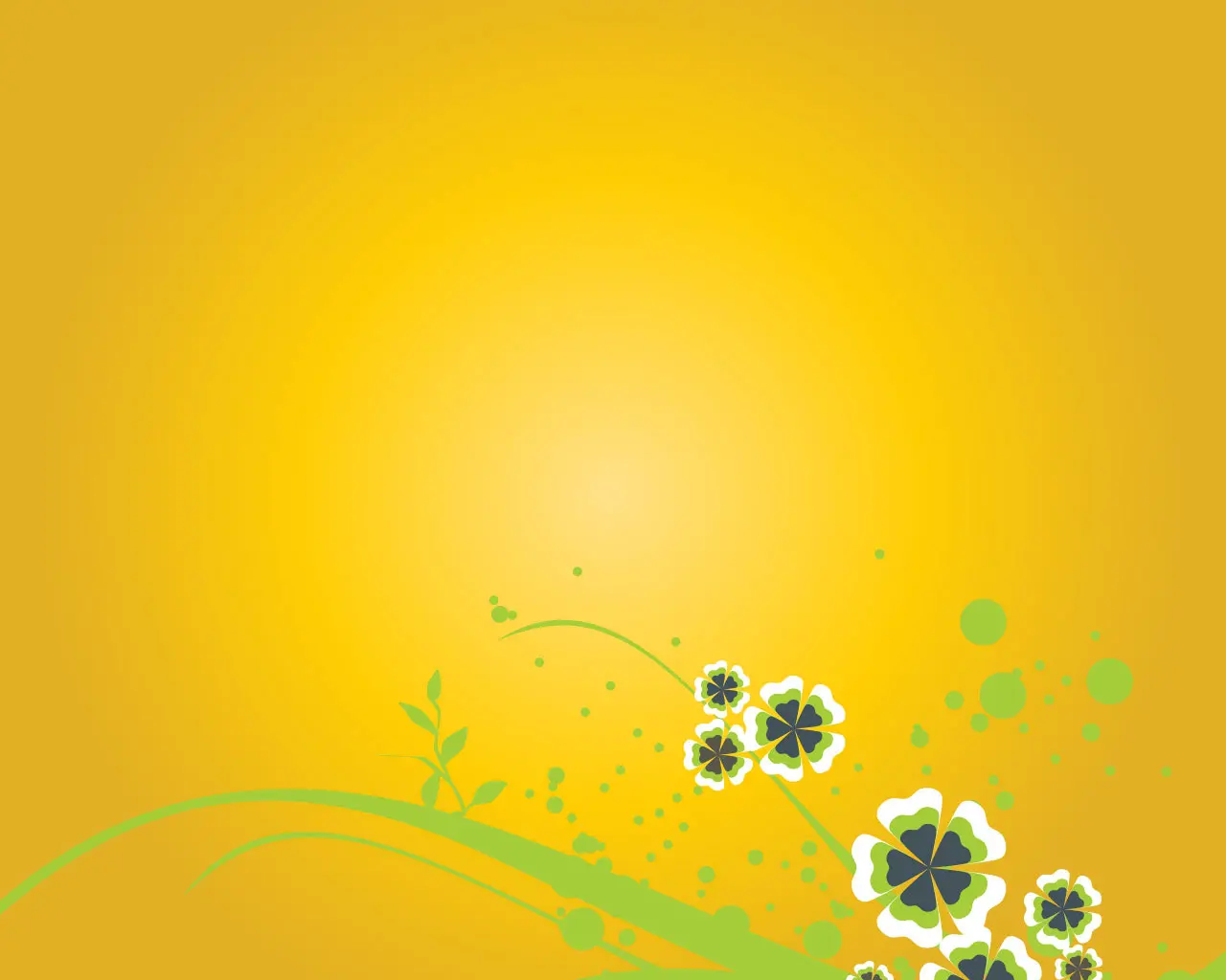 Latar belakang untuk situs web - bunga dengan latar belakang kuning yang indah