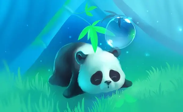 Gambar Panda Tercantik dan Lucu Nomor 9 | Kleurrijke dieren, Dieren, Schattig