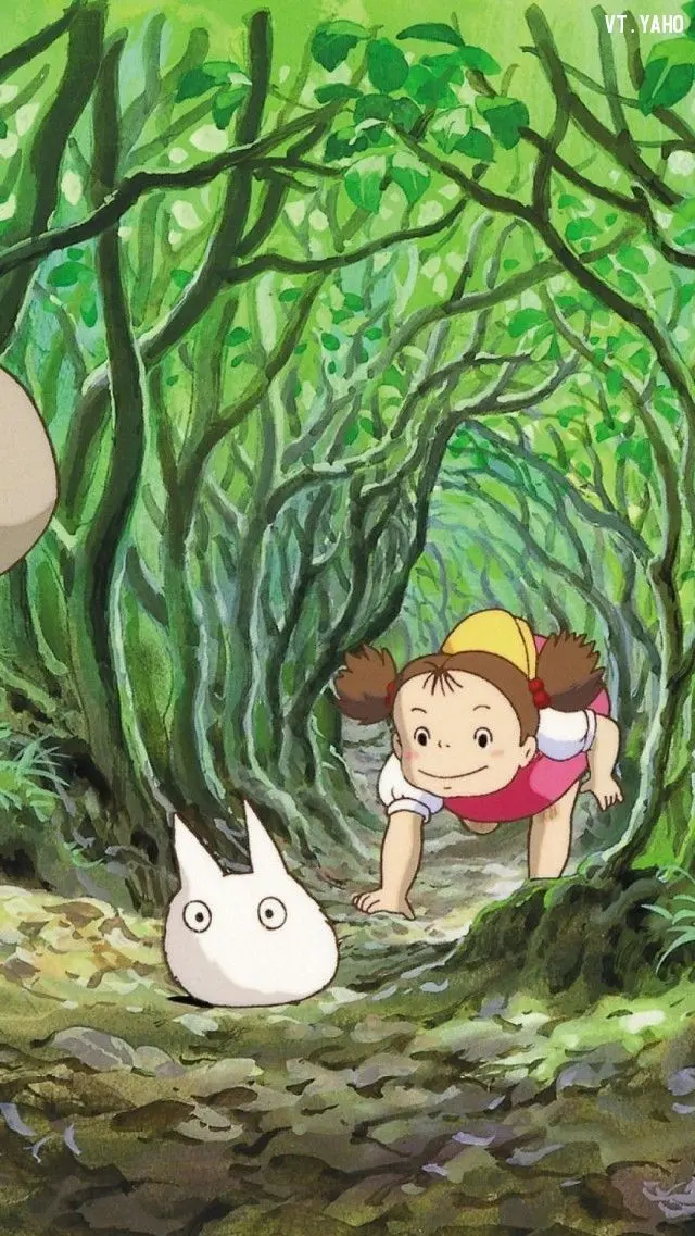 Koleksi Wallpaper Ponsel untuk Penggemar Anime Jepang | Seni Studio Ghibli, seni Ghibli, latar belakang Studio Ghibli