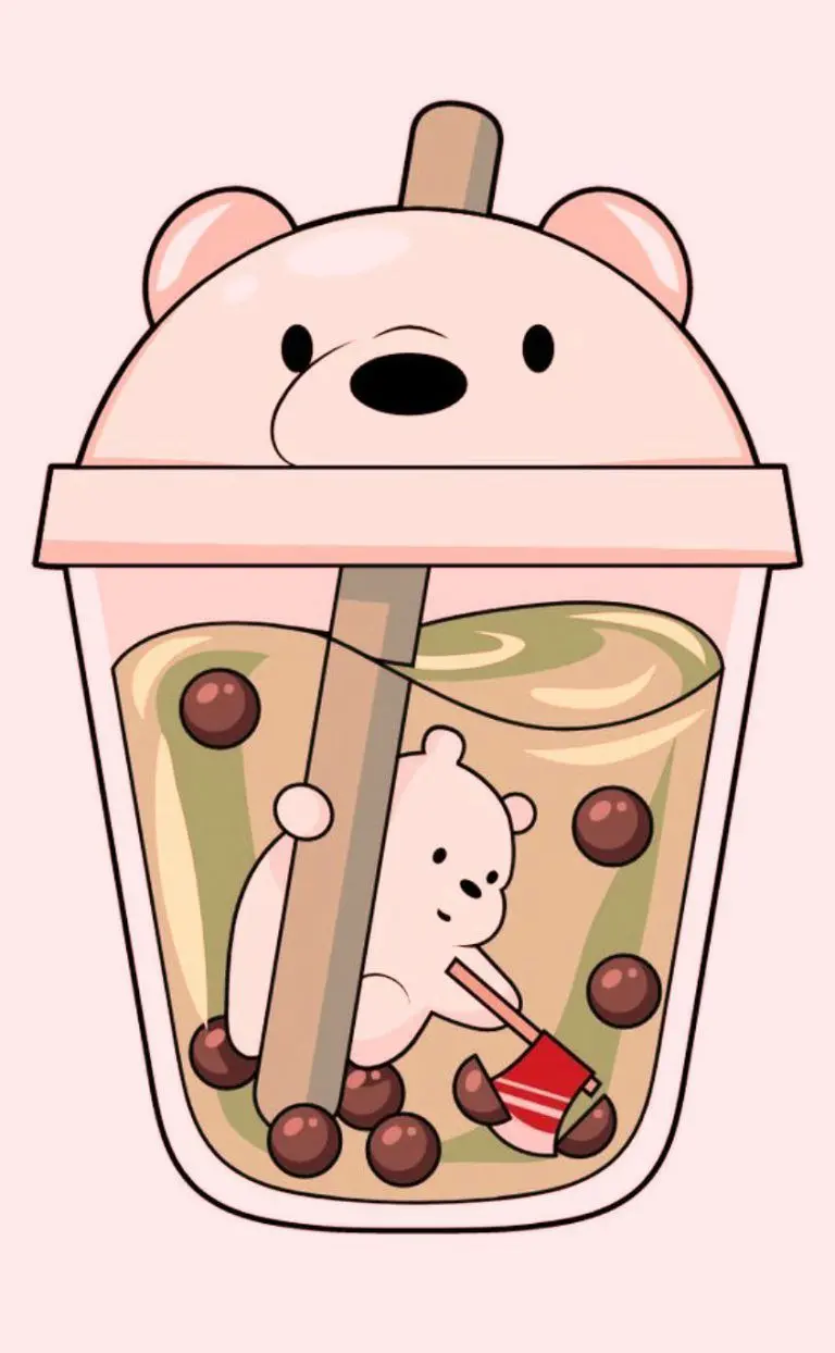 Top 45 Gambar teh susu cantik lucu, Gambar cangkir teh susu lucu 22 | Anak beruang, Chibi, Gambar
