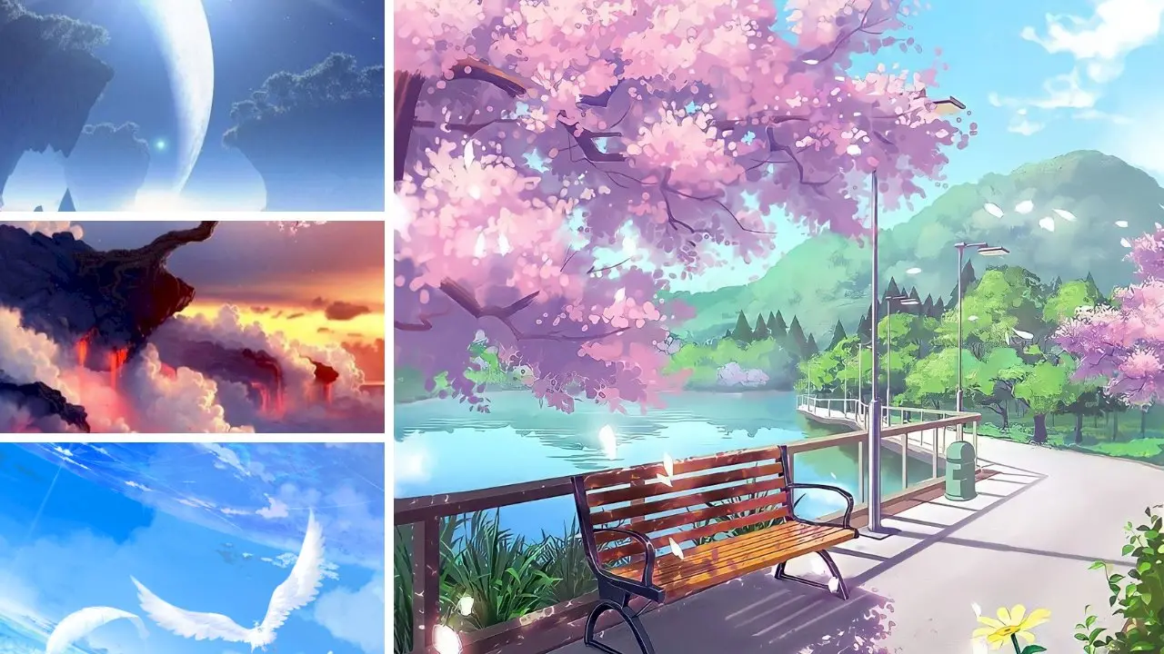 Top 101 wallpaper ponsel pemandangan anime terindah