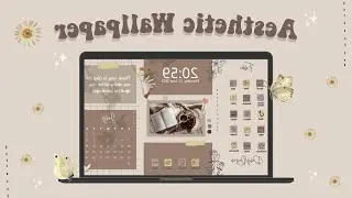 TEMPLATE GRATIS | Desain Wallpaper Laptop Antarmuka Estetika dengan Canva | Wallpaper Estetika - YouTube