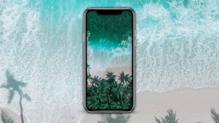 Wallpaper laut untuk iPhone sangat indah, membantu orang bersantai secara mental