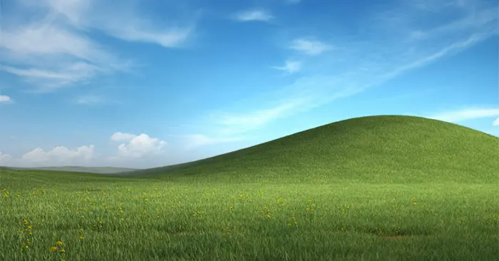 Silakan download wallpaper legendaris Windows XP versi 4K super tajam