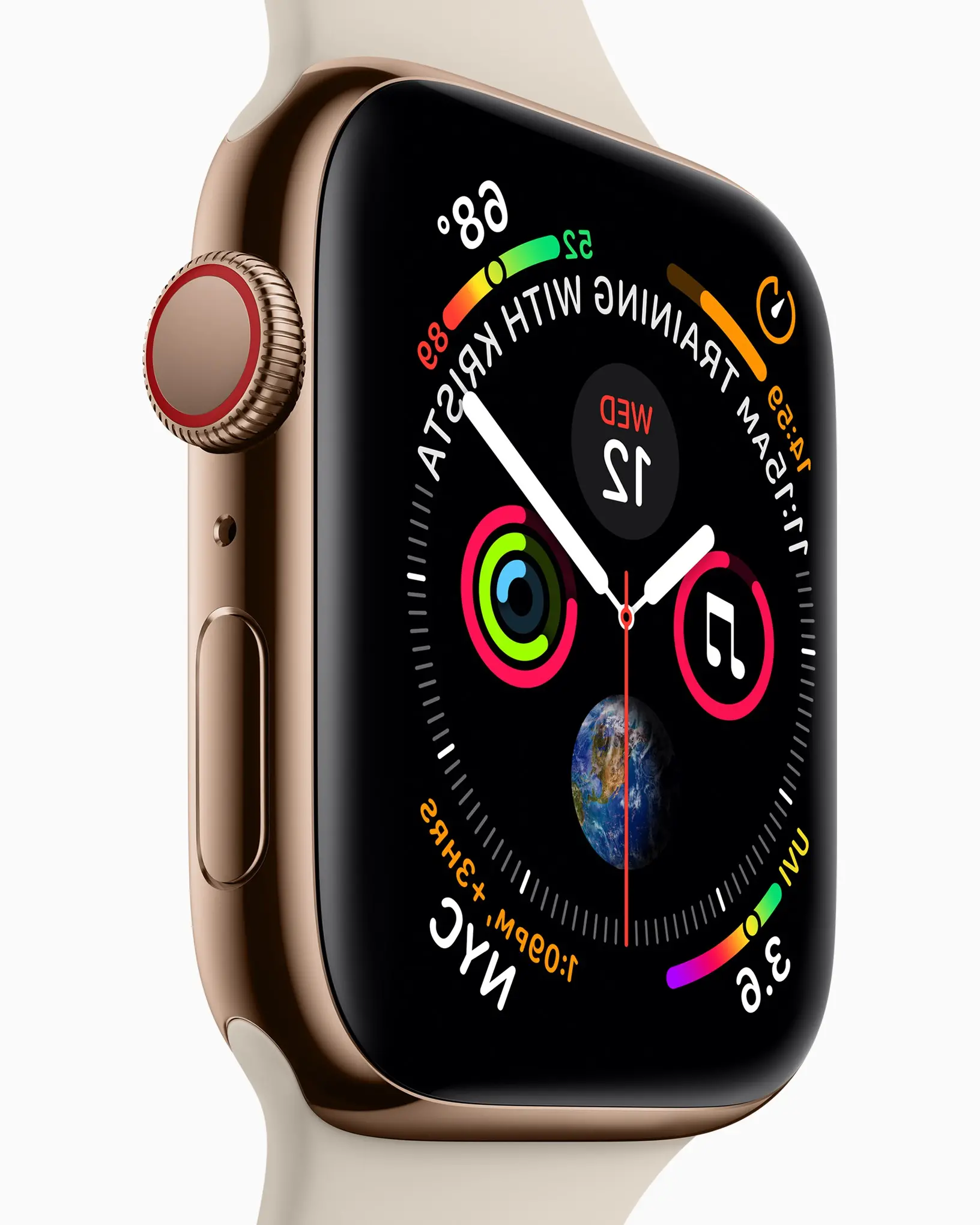 Apple Watch Series 4 diluncurkan: layar OLED 35% lebih besar, wallpaper animasi yang mengeluarkan asap, gambar EKG, deteksi jatuh tetapi baterainya sama