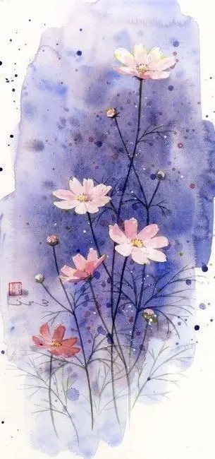 TOP 100] Wallpaper bunga indah untuk ponsel 2020 12 | Cat air dasar, Seni cat air, Seni warna-warni