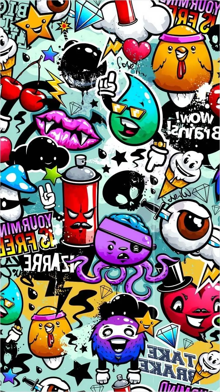 300 Wallpaper Grafiti, Wallpaper Grafiti Cantik untuk Ponsel | Grafiti, Wallpaper, Tato Singa