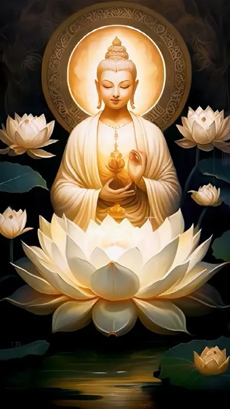 Foto Buddha yang indah sebagai wallpaper: Contoh foto terindah