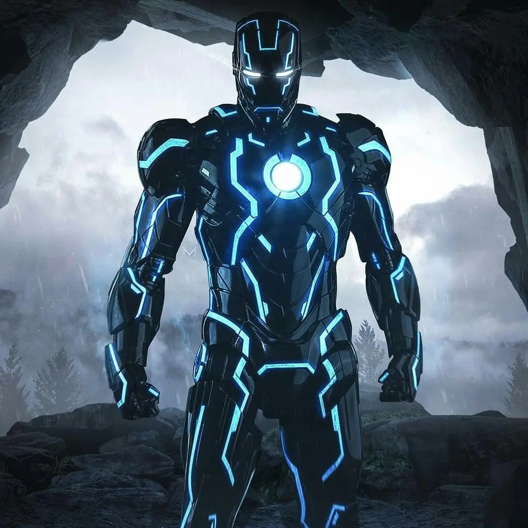 Wallpaper Blue Iron Man - Gambar Cantik Teratas