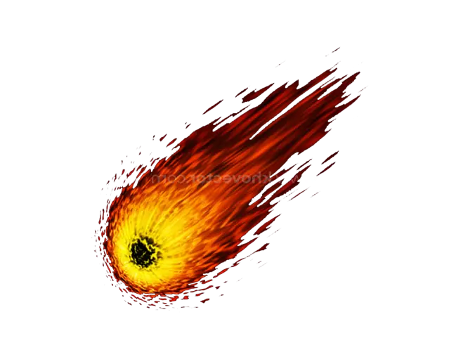 Meteorit Kosmik, Latar Belakang Terisolasi PNG 15 - Free.Vector6.com