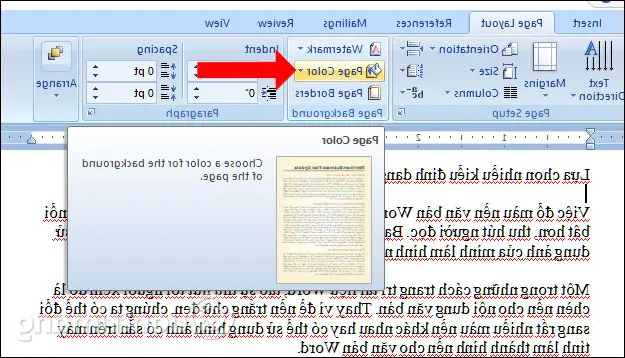 Cara mengubah warna latar belakang teks di Word