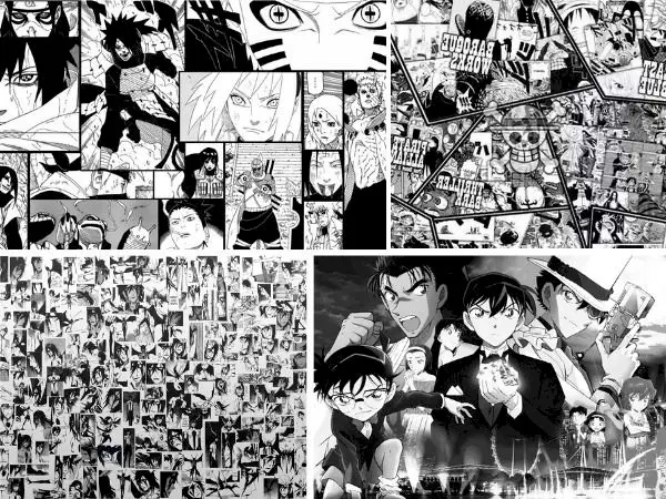 101 gambar manga hitam putih cantik kualitas tinggi download gratis