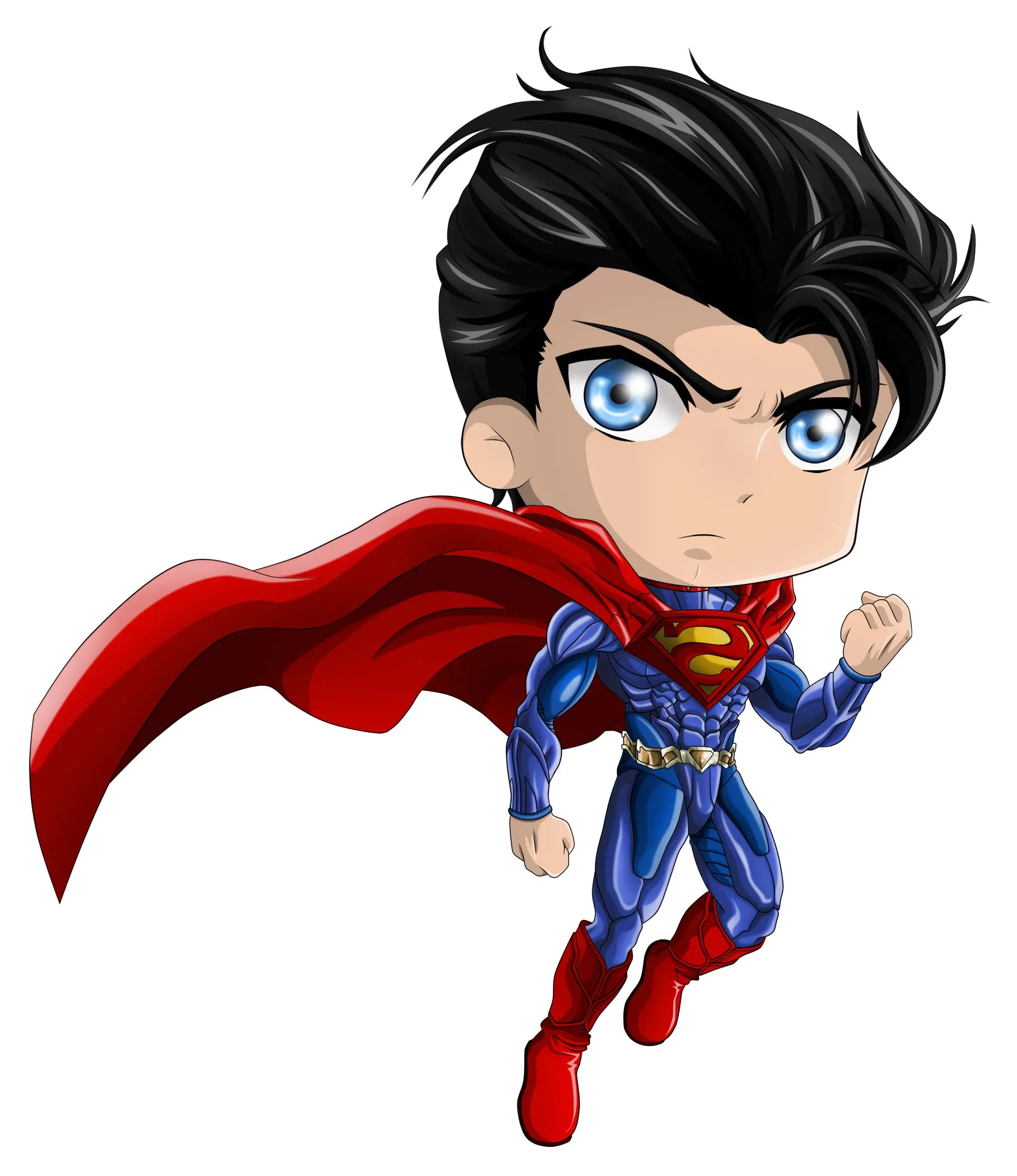 Superman Chibi - Sosok chibi Superman yang cantik dan imut