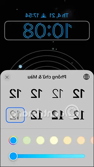 Petunjuk untuk mengubah gaya jam layar kunci iPhone - QuanTriMang.com