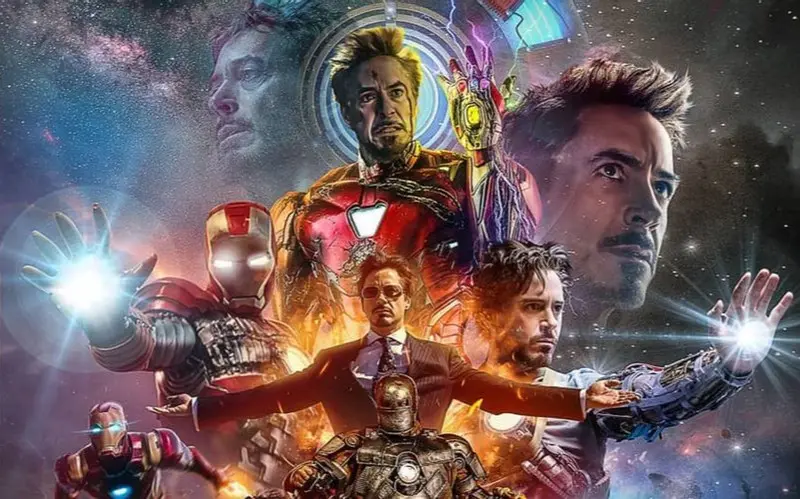 Foto tersebut menyatukan semua momen paling berkesan Iron Man
