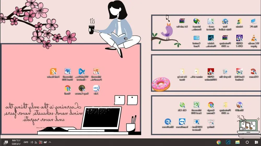 Pembaruan 58 tentang wallpaper desktop dan pengaturan ikon - cdgdbentre.edu.vn