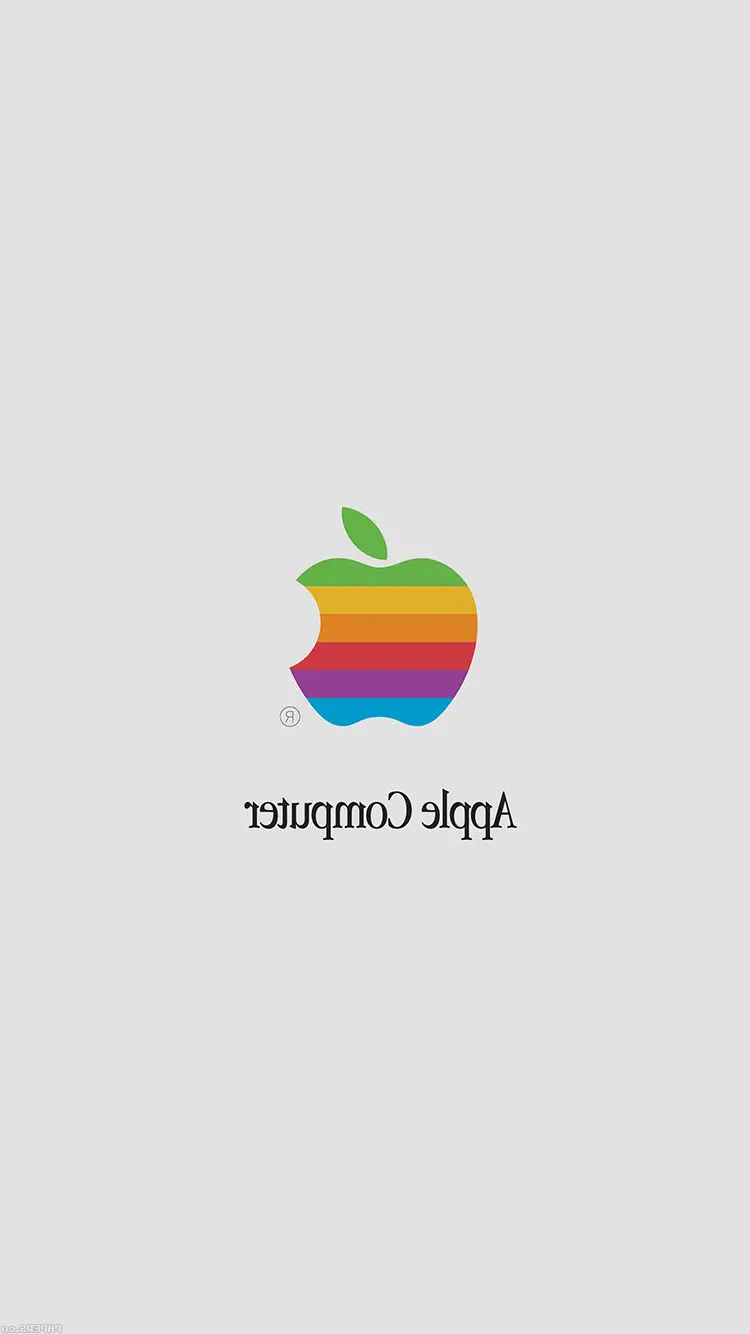 Wallpaper logo Apple untuk iphone sangat unik